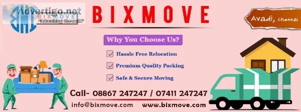 Top packers and movers  in Avadi   Chennai