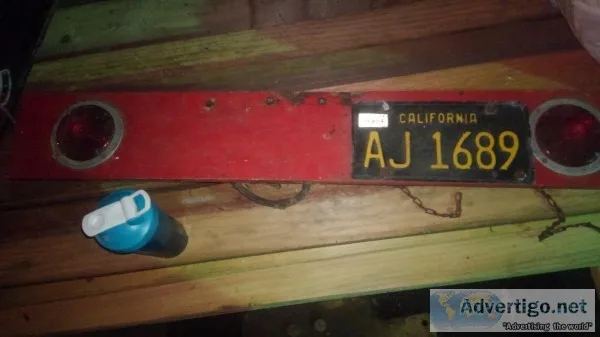 Man Cave Decor License Plate