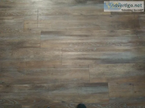 204 square feet of brand new vinyl wood flooring