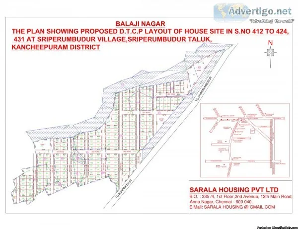 BALAJI NAGAR DTCP APPROVED LAND SALE IN CHENNAI