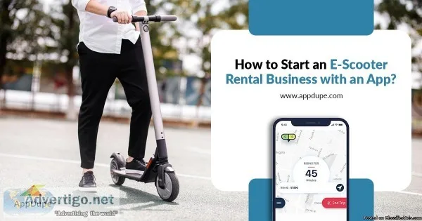 How to start an e-scooter rental business with an app