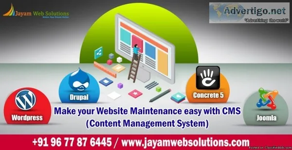 Services of Web Development Company - Jayam Web Solutions