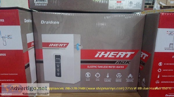 iHeat S-12 Electric Tankless Water Heater 2 Baths 56 Amps New 3 