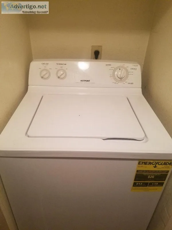 HOTPOINT washer and dryer