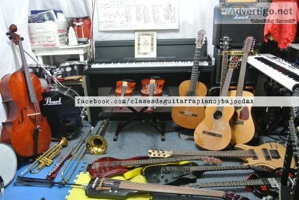Clases de Guitarra Clasica Electrica Piano y Bajo Particulares C