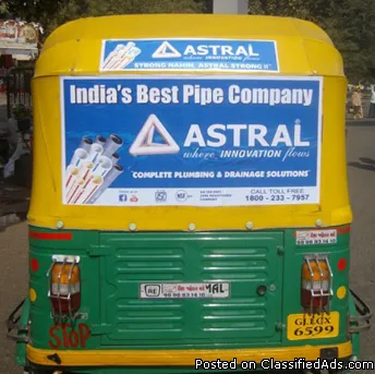Auto Rickshaw advertising