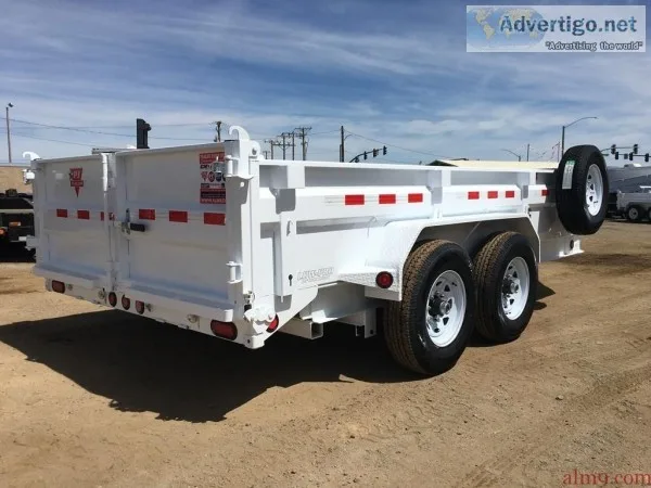Low Pro Dump PJ Trailers 14ft Dump Trailer DL142-J