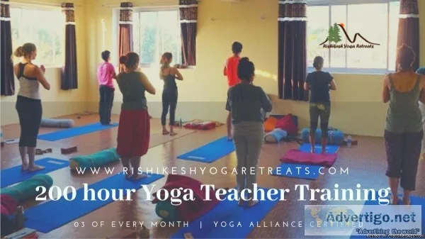 200 Hour Yoga Teacher Training Course in Rishikesh India