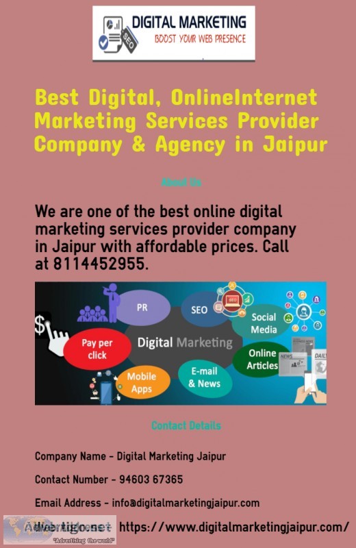 Best Digital Online Internet Marketing Services Provider Company