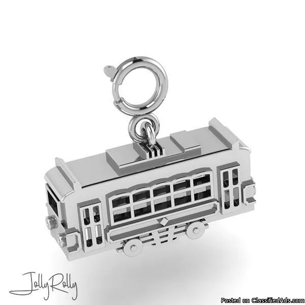 Tram Charm and Silver Jewellery By JollyRolly