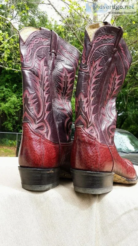 Tony lama boots Ostrich