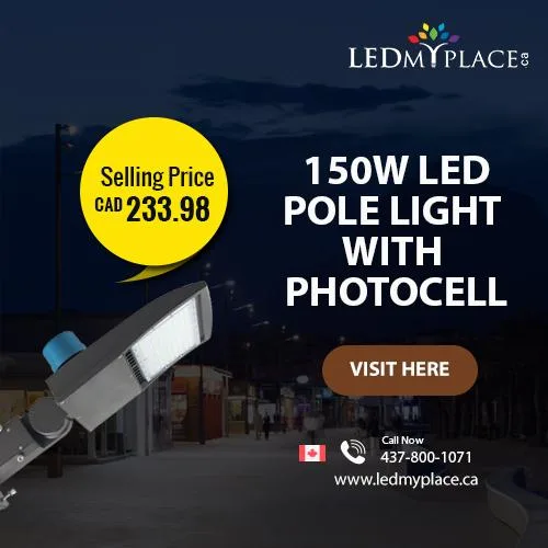 (LED Pole Lights) are the Most Economical way to Lighten the Env