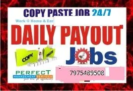 Bangalore Copy paste job  Daily Income  work at home earn daily 