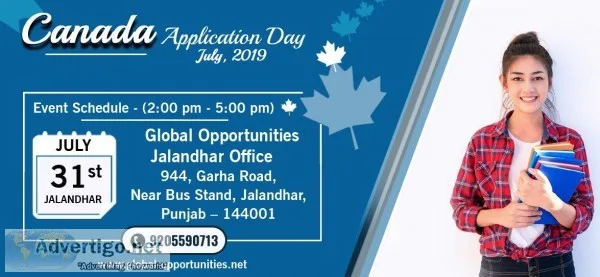 Apply For Canada Application Day Jalandhar 2019