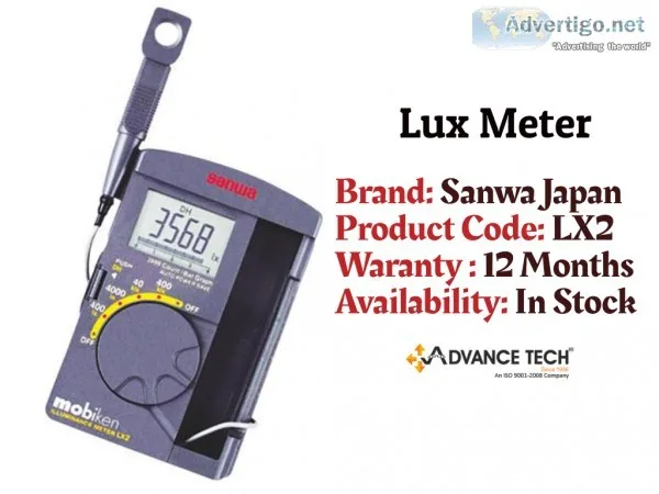 Uses of Lux Meter