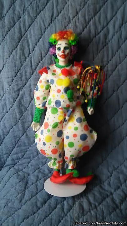 Estate Sale Bubbles The Clown - The Danbury Mint Collection