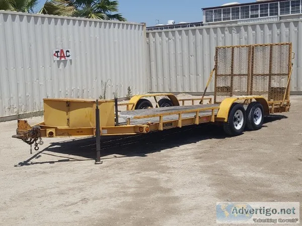 2001 ZIEMAN 8016SPL EQUIPMENT TRAILER 3271