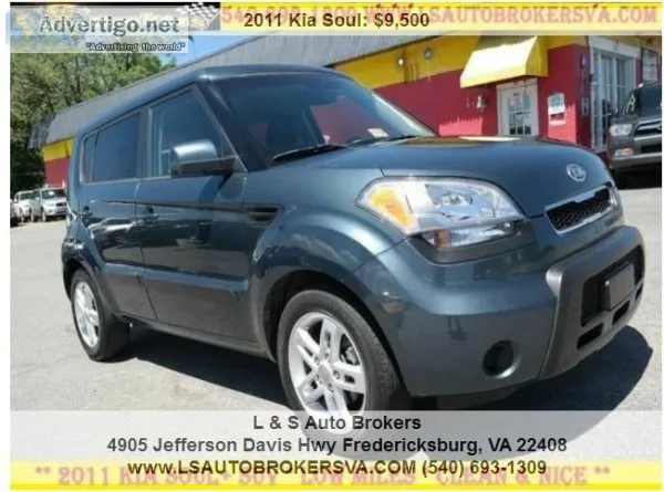 2011  KIA  SOUL  4DR WAGON 4ACALL US (703) 725-8521
