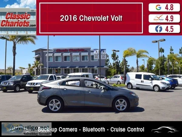 Used 2016 Chevrolet Volt LT for Sale in San Diego- 19564