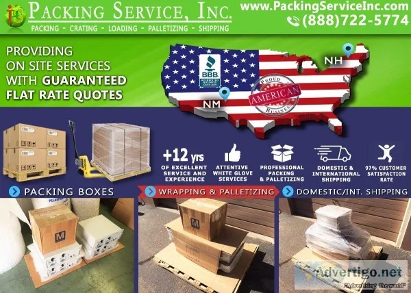 Crate and Freight Palletizing Boxes - Albuquerque NM - Packing S