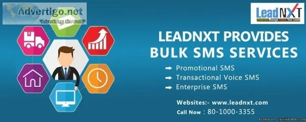India s No. 1 bulk voice SMS services provider- Leadnxt