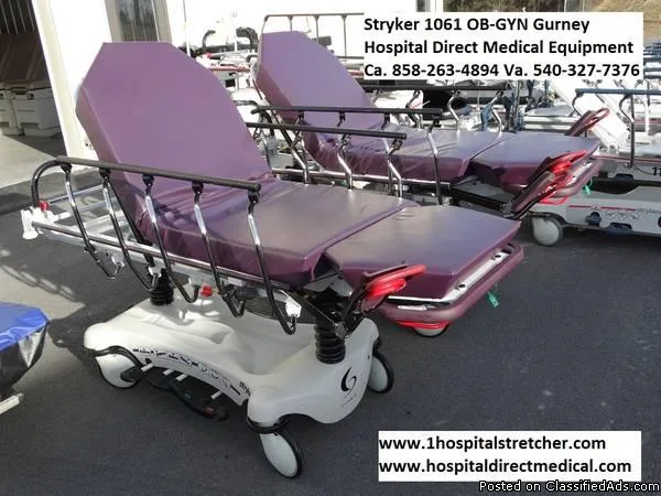 Stryker 1061 OBGYN Birthing Stretcher