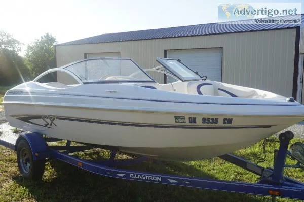 2005 Glastron sx 175 and trailer