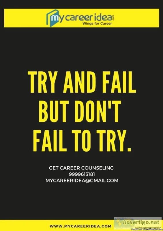 Career Counseling - Way to be determined for Future