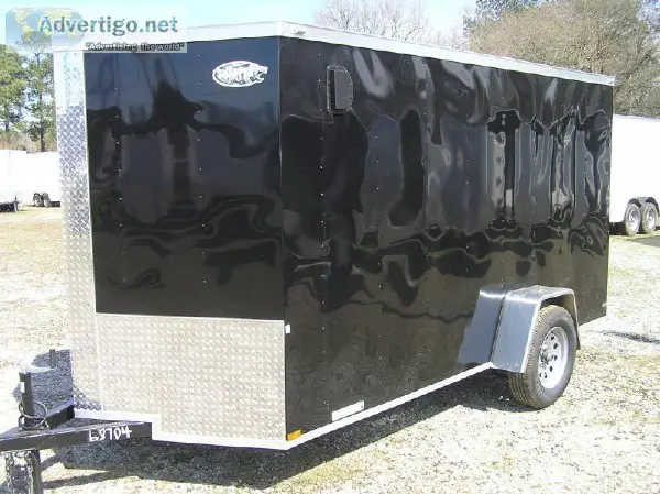 6 x 12 Premium Enclosed Cargo Trailer WV-nose - 68700