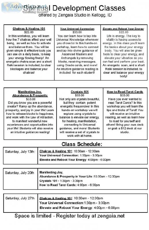 Develop your Intuitive and Psychic Abilities Workshop