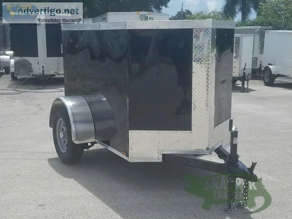 4 x 6 Low Profile Enclosed Cargo Trailer - 11829