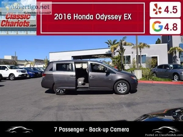 Used 2016 Honda Odyssey EX for Sale in San Diego - 19018