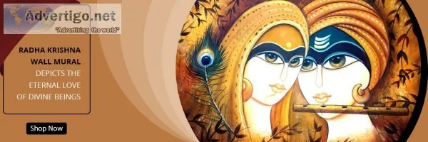 Adorn Your Wall with RadhaKrishna Murals