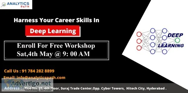 Free Workshop On Deep Learning  By Analytics Path On 4th May9AM 