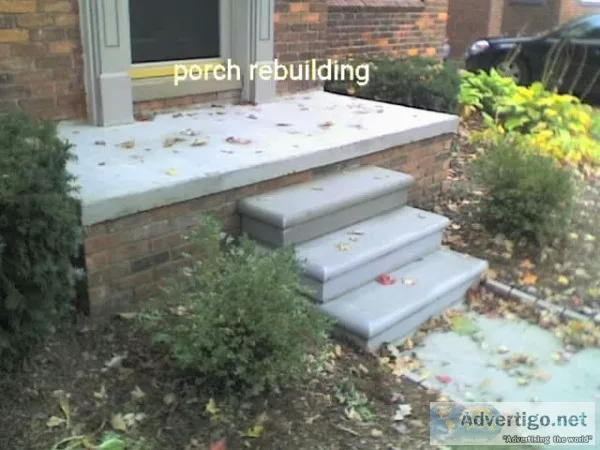 Masonry restoration Tuckpointing foundation repairs