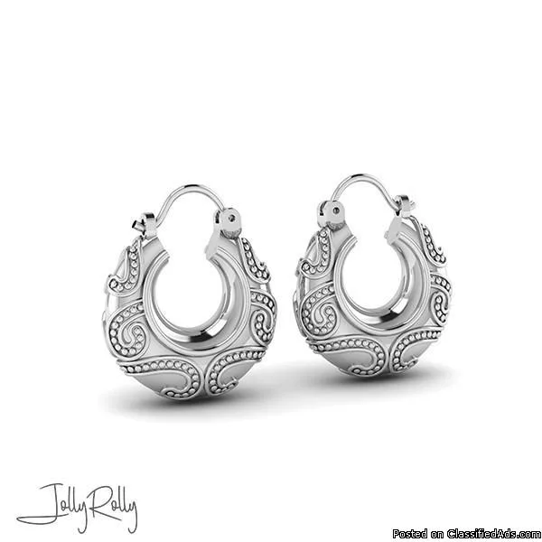 Old-World Silver Earrings and Studs by JollyRolly