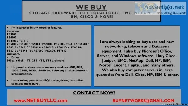  WE BUY  WE BUY COMPUTER SERVERS NETWORKING MEMORY DRIVES CPU&rs
