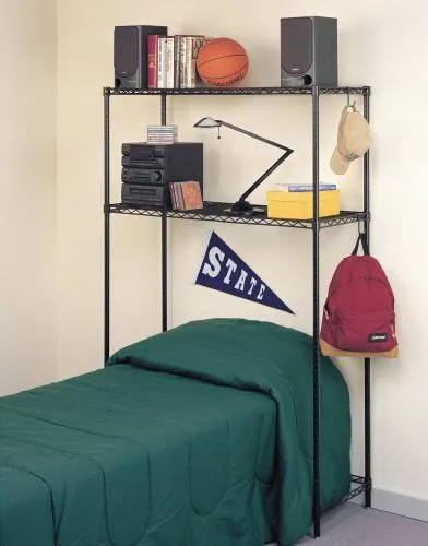 Dorm Over Bed Storage Shelf