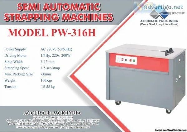 Semi Automatic Strapping Machines