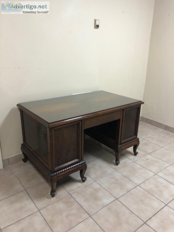 ANTIQUE DESK - MAHOGANY