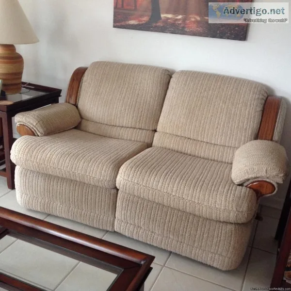 Love seat recliner and sofa bed in excellent condition