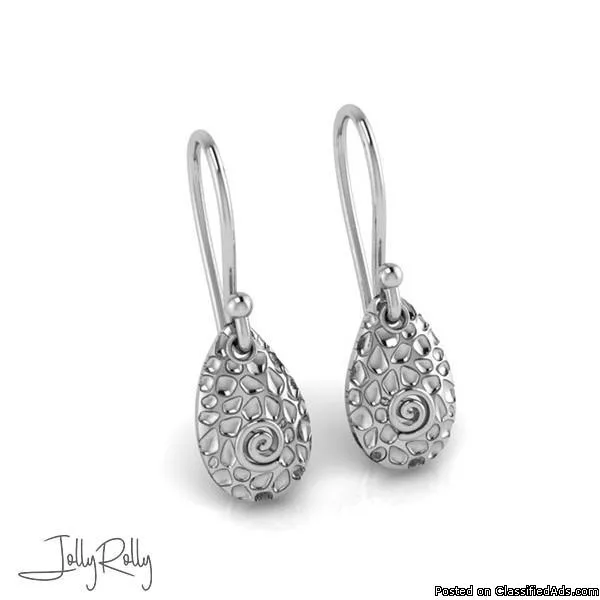 Seashell Magic Silver Earrings and Studs by JollyRolly
