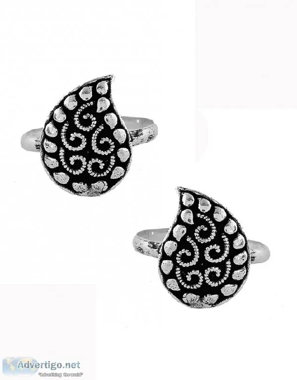 Buy Latest Silver Toe Rings Collection from the House of Anuradh