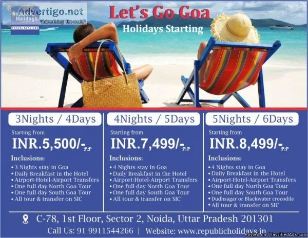 Goa Honeymoon Packages - Book Honeymoon Packages for couple