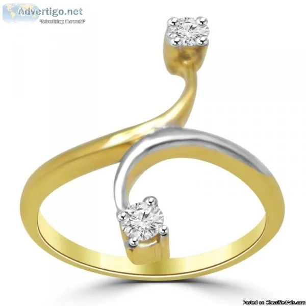 Diamond and Moissanite Ring in Durgajewels - Hyderabad