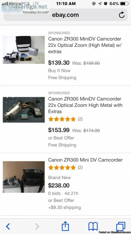 Canon ZR300