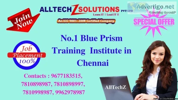 No.1 Blue Prism Training Institute in Chennai  Blue Prism Traini