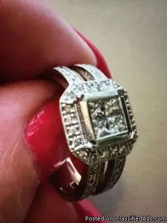 Two-Tone Engagement Ring