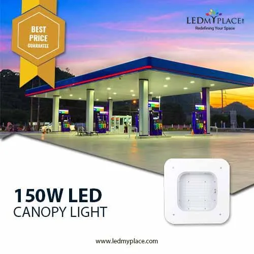 Install LED Canopy Lights  For Better Parking Garage