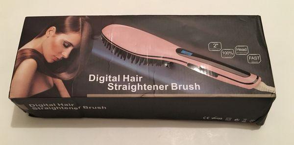 Digital Hair Straightener Brush